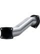 AFE Power Down Pipe Atlas 4 in Diameter Stainless Natural GM Duramax