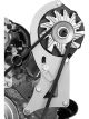 Alan Grove Components Alternator Bracket Street Rod Driver Side Head / W
