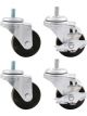 Allstar Performance Engine Cradle Casters Heavy Duty 1/2 in Studs Lo…