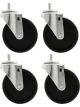 Allstar Performance Engine Cradle Casters Heavy Duty 1-2 in Studs 5