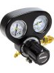 Allstar Performance Air Regulator 10-500 psi Dual Gauge Brass Natura…