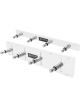 Allstar Performance Shock Rack Wall Mount 18 in Long 4 Shock Capacit