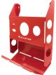 Allstar Performance Magazine Rack Toilet Paper Holder Steel Red Paint