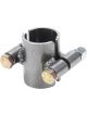 Allstar Performance Tube Clamp 2-Bolt 1-1/4 in ID 2 in Wide Steel Na