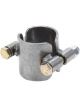 Allstar Performance Tube Clamp 2-Bolt 1-3/4 in ID 2 in Wide Steel Na