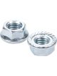 Allstar Performance Nut Locking 3/8-16 in Thread Hex Head Serrate