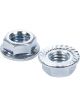Allstar Performance Nut Locking 7/16-14 in Thread Hex Head Serrat