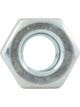 Allstar Performance Nut 1/4-28 in Thread Hex Head Steel Zinc Oxid