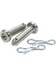 Allstar Performance Top Wing Pin Height Adjustment 7/8 in Long 1/4 i