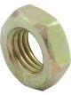 Allstar Performance Jam Nut 1/4-28 in Left Hand Thread Steel Zinc Ox…