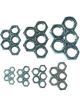 Allstar Performance Jam Nut Assorted Sizes 1/4-28 to 3/4-16 in Right