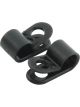 Allstar Performance Line Clamp Adel 0.187 in ID Nylon Black Set o