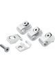 Allstar Performance Line Clamp 2 Piece 0.187 in ID Aluminum Polished