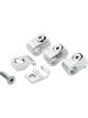 Allstar Performance Line Clamp 2 Piece 0.250 in ID Aluminum Polished
