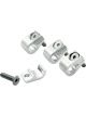 Allstar Performance Line Clamp 2 Piece 0.375 in ID Aluminum Polished