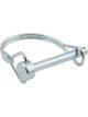 Allstar Performance Lock Pin 1/4 in OD 2 in Long Steel Zinc Oxide