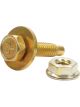 Allstar Performance Body Bolt Kit 1/4-20 in Thread 1-1/8 in Long Hex