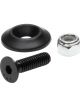 Allstar Performance Body Bolt Kit 1/4-20 in Thread 1 in Long Alle