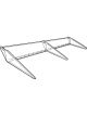 Allstar Performance Spoiler 72 x 12 in Adjustable 2 Piece Polycarbon