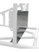 Allstar Performance Air Box Front Flat Aluminum Natural Sprint Car