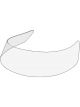 Allstar Performance Cockpit Deflector 30 in Long 4-1/4 in Tall Tinte