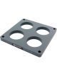 Allstar Performance Carburetor Spacer 1/2 in Thick 4 Hole Dominator
