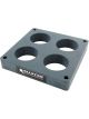 Allstar Performance Carburetor Spacer 1 in Thick 4 Hole Dominator Fl…