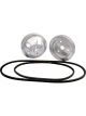 Allstar Performance Pulley Kit 1 to 1 2 Groove V-Belt Billet Aluminu…