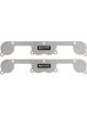 Allstar Performance Exhaust Port Blockoff 1 Piece Aluminum Natural S
