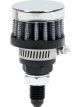 Allstar Performance Breather Screw-In Round 4 AN Tube Reusable Steel