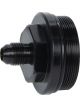 Allstar Performance Fuel Filter End Cap 6 AN Male Aluminum Black All