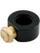 Allstar Performance Down Nozzle Filter Aluminum / Brass Black Anodiz