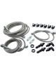 Allstar Performance Brake Line Kit Front 3 AN Hose 4 AN Ends Fitting…