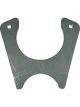 Allstar Performance Brake Caliper Bracket Rear Weld-On 3 in OD Axl