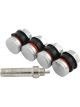 Allstar Performance Valve Stem Bolt-On Flush Mount 1/2 in Rim Hole S…