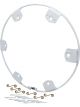 Allstar Performance Mud Cover Ring Round Style 6 Quick Release Faste