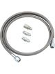 Allstar Performance Gauge Line Kit 4 AN 5 ft Long 4 AN Female to