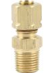 Allstar Performance Nylon Brake Hose Adapter Straight 1/8 in NPT Mal
