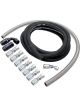 Allstar Performance Power Steering Hose Kit Fittings Braided Stainle