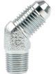 Allstar Performance Fitting Adapter 45 Degree 4 AN Male to 1/8 in NP