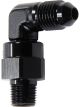 Allstar Performance Fitting Adapter 90 Degree 4 AN Male to 1/8 in NP