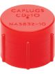 Allstar Performance AN Dust Cap - 10 AN - Plastic - Red - Set of 10