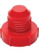 Allstar Performance AN Dust Plug - 6 AN - Plastic - Red - Set of 20