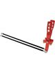 Allstar Performance Shifter Assembly 2 Lever Floor Mount Aluminum Re