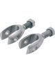 Allstar Performance Rod End Clevis 3/8 in Bore 3/8-24 in Right Ha…