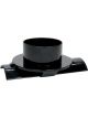 Allstar Performance Spring Cup Lower Weld-On Steel Black Paint 5 in …