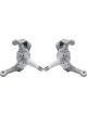 Allstar Performance Spindle 2 in Drop Spindle Cast Steel Black Paint