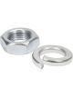 Allstar Performance Nut 7/8-14 in Thread Lock Washer Steel Zinc Oxid