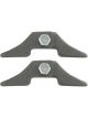 Allstar Performance Header Tabs 4 Tabs / 2 Bolt / 2 Nuts Steel Natur…