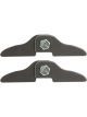 Allstar Performance Header Tabs 4 Tabs / 2 Bolt / 2 Nuts Steel Natur